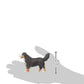 Collecta Bernese Mountain Dog Animal Toy, 4.1''L X 2.6''H