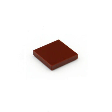 Classic Tiles Block Bulk, Brown Tiles 2X2, Building Tiles Flat 100 Piece, Compatible With Lego Parts And Pieces: 2X2 Brown Tiles(Color:Brown)