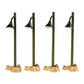 2005 Rustic Street Lamps Lighted Village Accessories Set Of 4