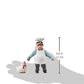 Diamond Select Toys Muppets Swedish Chef Action Figure, Small, Multicolor, Model JAN209311, Plastic