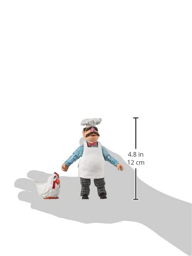 Diamond Select Toys Muppets Swedish Chef Action Figure, Small, Multicolor, Model JAN209311, Plastic