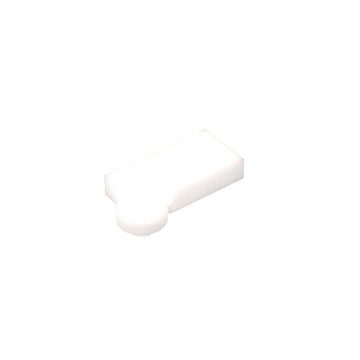 Gobricks 2430 Hinge Hinge Plate 1 X 4 Swivel Top 50 Pieces Gds-808 Compatible With Lego Building Blocks Color:Milky White 091