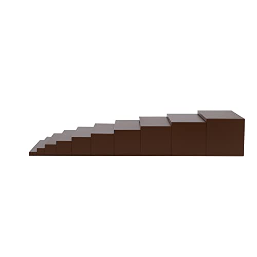 Adena Montessori Small Brown Stair Materials (5X5X10Cm)