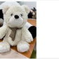 Cuteoy Musical Plush Polar Bear Stuffed Animal Glowing LED Light-up Nightlight Toys Singing Lullabies Birthday Christmas Plushie