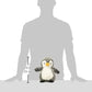 Aurora® Snuggly Sweet & Softer™ Perky Penguin™ Stuffed Animal - Comforting Companion - Imaginative Play - Gray 9.5 Inches