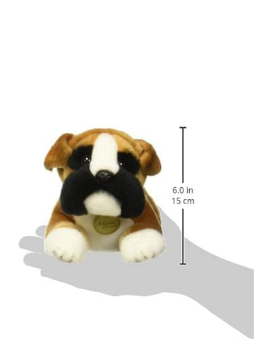 Aurora® Adorable Miyoni® Boxer Stuffed Animal - Lifelike Detail - Cherished Companionship - Brown 11 Inches
