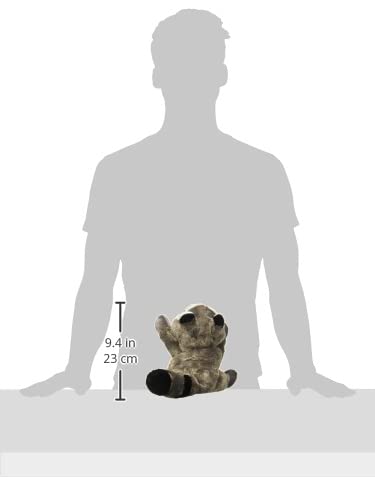 Aurora Body Puppet Bandit Raccoon - 12" Multi-Color Polyester Plush Toy, Model 32171
