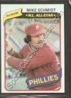 Topps 1980 Regular #270 Mike Schmidt, Philadelphia Phillie Baseball Card
