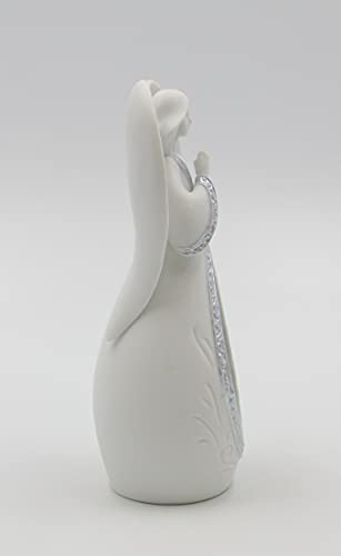 Appletree Design Medium Size Angel With Nativity Scene, Lighted, Includes Cord And Light Bulb, 8-Inch Tall