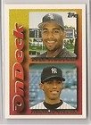 Mariano Rivera (New York Yankees) / Lyle Mouton (Chicago White Sox) 1995 Topps Traded 'On Deck' Mlb Rookie Card #130T