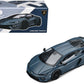 Lamborghini Temerario Matt Blue Metallic 1/64 Diecast Model Car by Trends Hobby