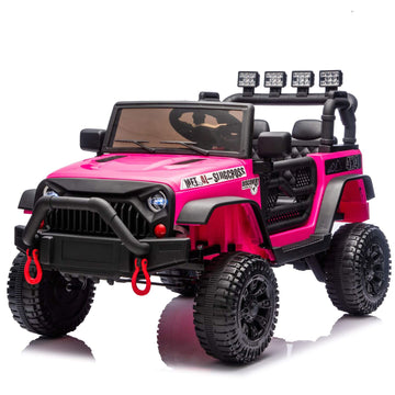 ToyRides Elite 24V Kids Ride On Car W/Parents Remote Control, Rose Pink
