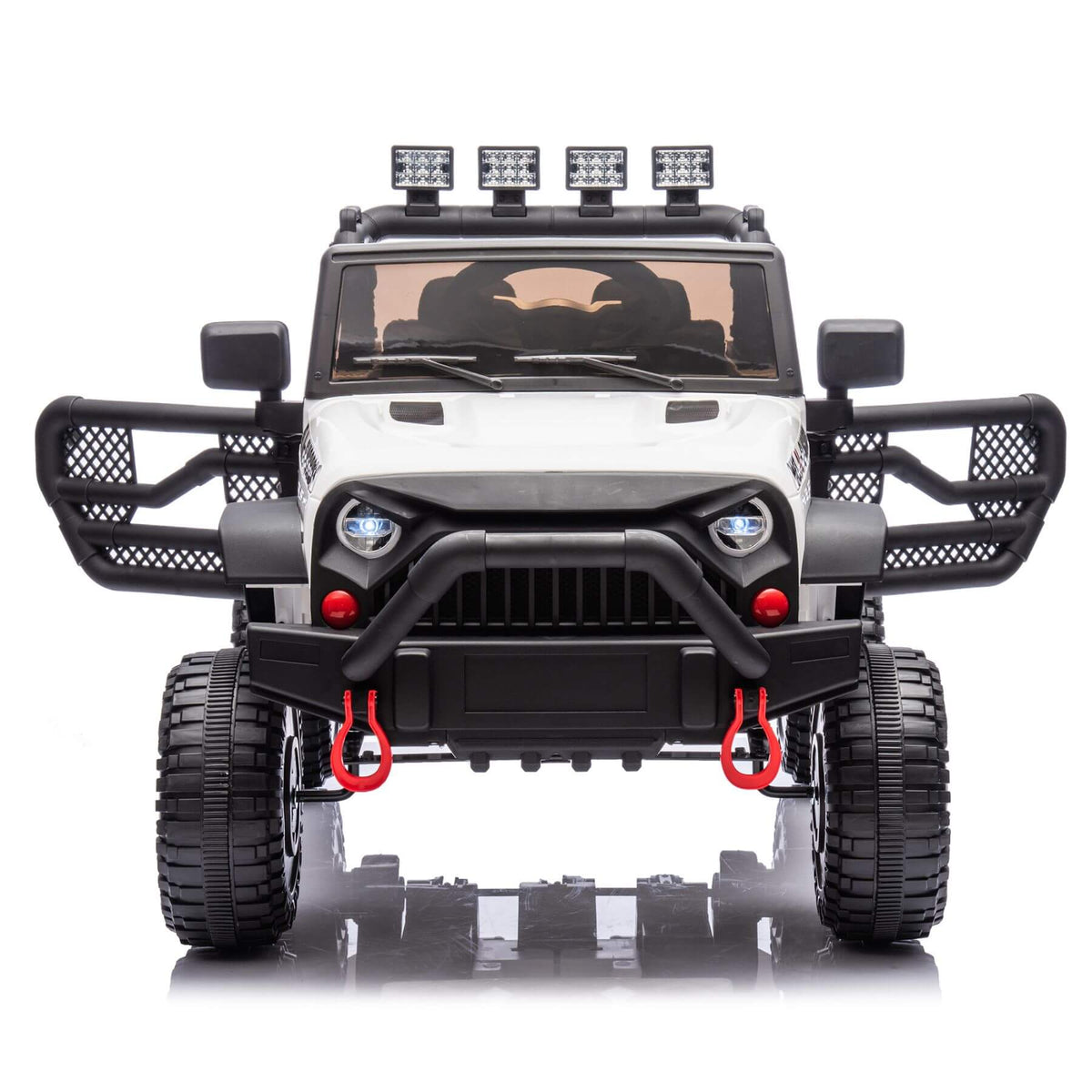 ToyRides Elite 24V Kids Ride On Car W/Parents Remote Control, White