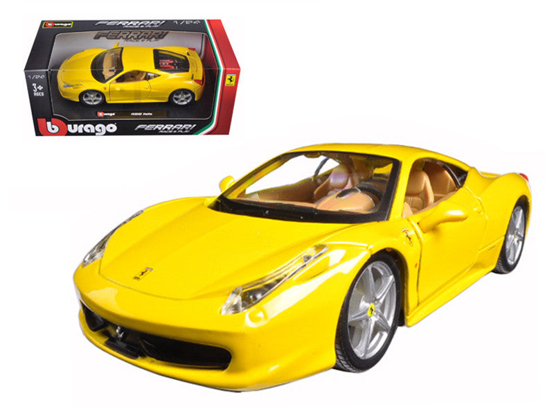 Ferrari 458 Italia Red 1/24 Diecast Model Car by Bburago