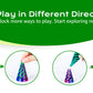 6 Pack Spiral Cone Fidget Toys 3D Printed Impossible Passthrough Pyramid Pillar Gourd Helix Screw Toys for Anxiety Relaxing
