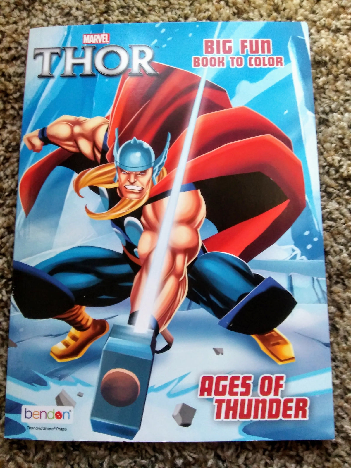 Marvel Thor Big Fun Coloring Book
