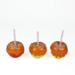 Gasp, Sniffles and Giggles Candy and Caramel Apples Assortment of 3 | Halloween Decor | Katherine's Collection