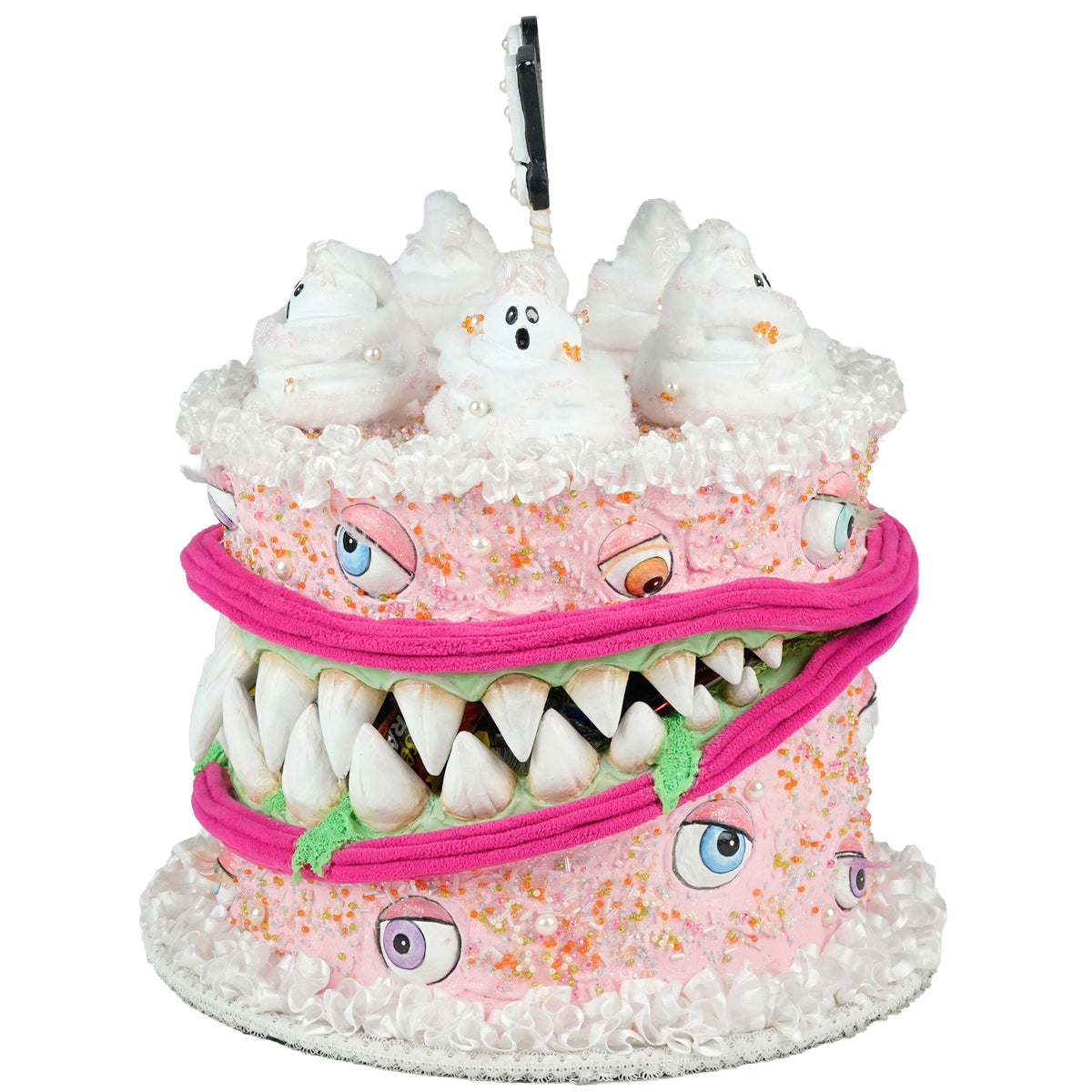 Hangry Cake Candy Container | Halloween Decor | Katherine's Collection