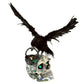 Watchful Crow with Tea Light Lantern | Halloween Decor | Katherine's Collection