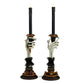 Skeleton Hand Candle Holders Set of 2 | Halloween Decor | Katherine's Collection