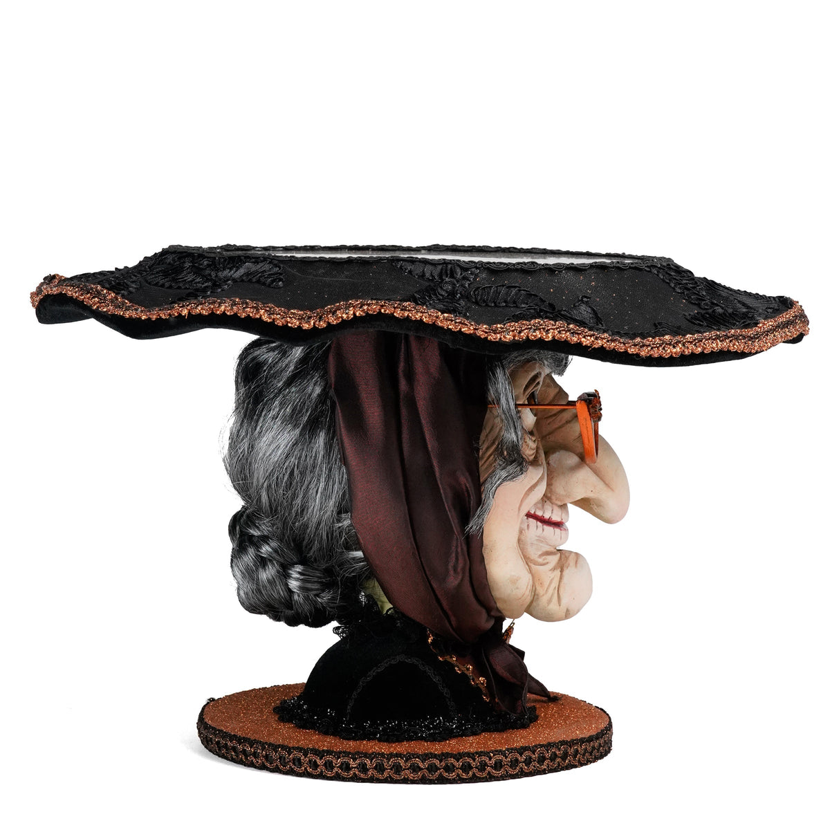 Witchy Woman Cake Plate | Halloween Decor | Katherine's Collection