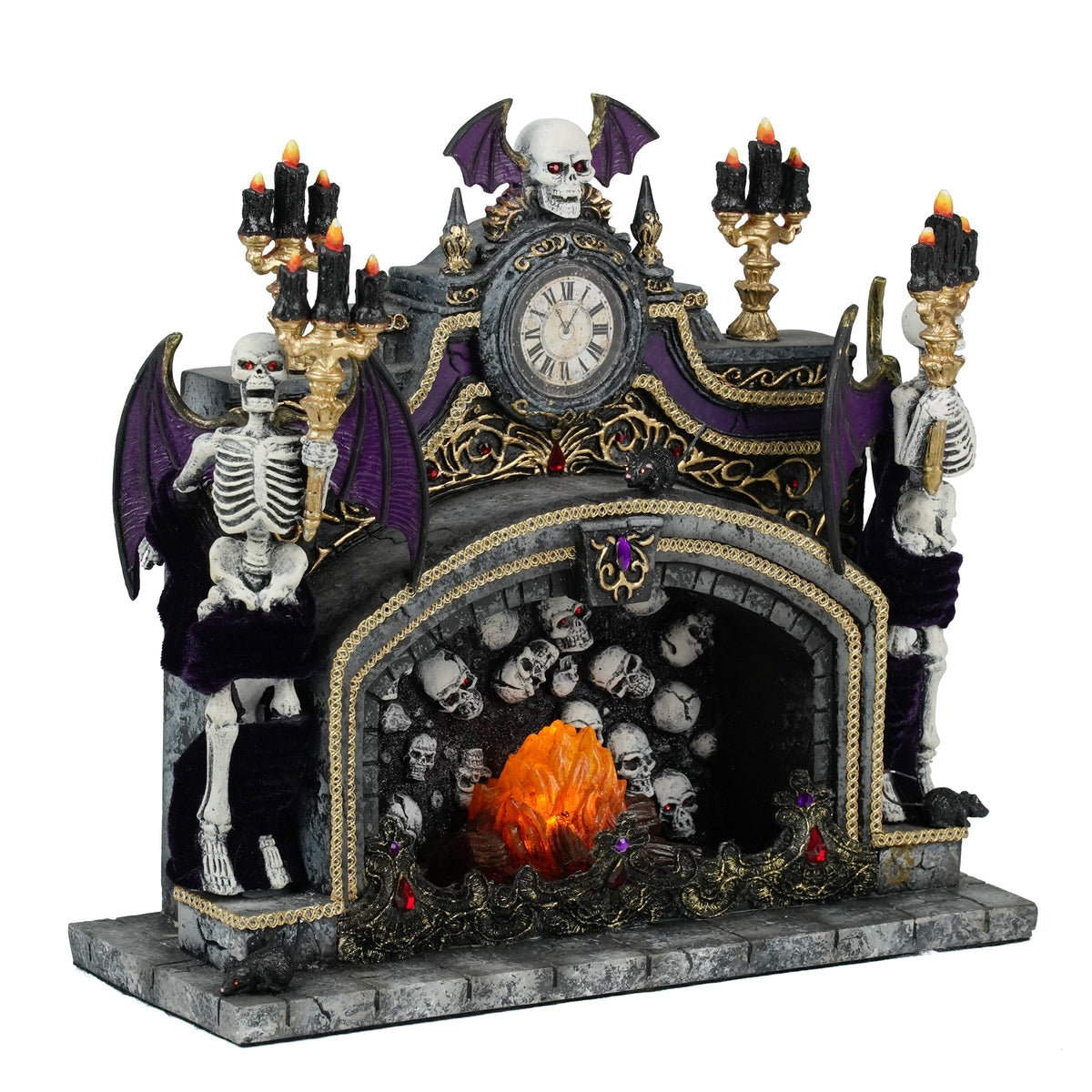 Kiss of Death Tabletop Hearth | Halloween Decor | Katherine's Collection