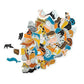 299 Cats & a dog 300 Piece Cluster Puzzle Laurence King