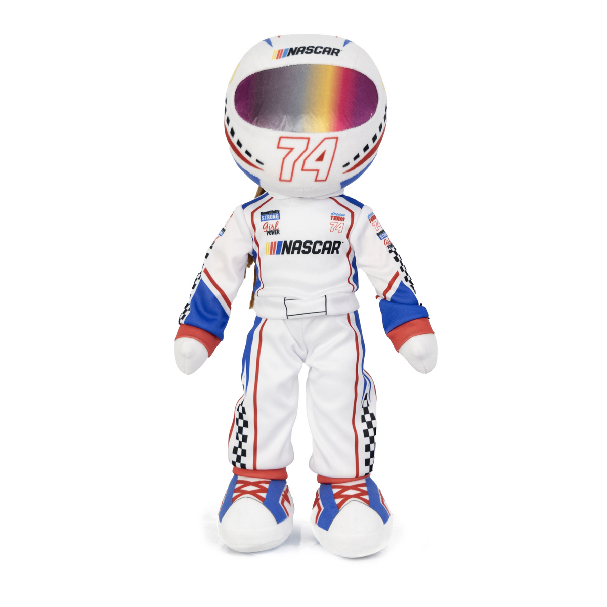 NASCAR Plush Sally Speedster Racecar Driver Toy Figure | Kids Gift  14"