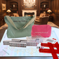 Two color Pink 166-Tiles Mahjong Bundle - American Mahjong Mat Rack Tote