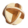 3 Slices 3D Bamboo Puzzle Fridolin