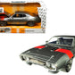 1972 Plymouth Gtx 440 Metallic Gray With Red Stripe ''Bigtime Muscle'' 1/24 Diecast Model Car By Jada