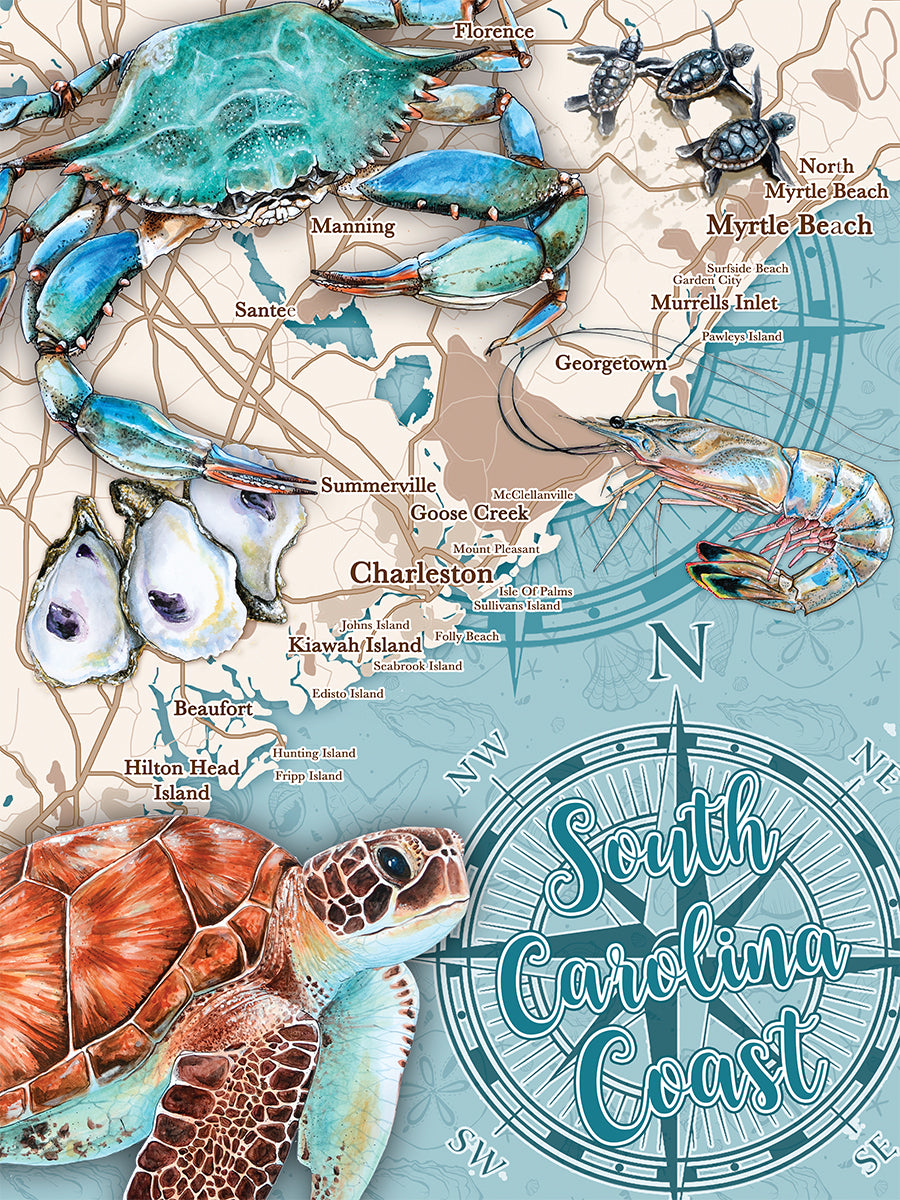 South Carolina Coast Puzzle