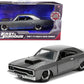 Dom'S Plymouth Road Runner Dark Gray Metallic With Matt Black Stripe ''Fast & Furious'' Movie 1/32 Diecast Model Car By Jada