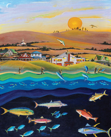 Heritage Puzzles Sunset From Jockey'S Ridge