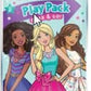 Barbie Coloring Book and Art Relaxation Set ~ Barbie Coloring Book Set with Fuzzy Sticks and Wood Beads Set (Barbie Coloring Boo