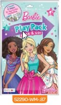 Barbie Coloring Book and Art Relaxation Set ~ Barbie Coloring Book Set with Fuzzy Sticks and Wood Beads Set (Barbie Coloring Boo