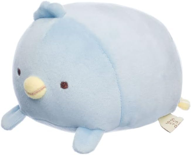 SUMIKKOGURASHI Plush Mochi Penguin Toy - Small, Real Penguin, Soft Polyester, Model 4974413755719