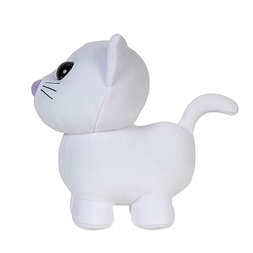 Adopt Me! Collector Plush - Snow Cat - Series 2 - in-Game Stylization Plush - limited availability Virtual Item Code Included - Toys for Kids Featuring Your Favorite Pet  Ages 6+