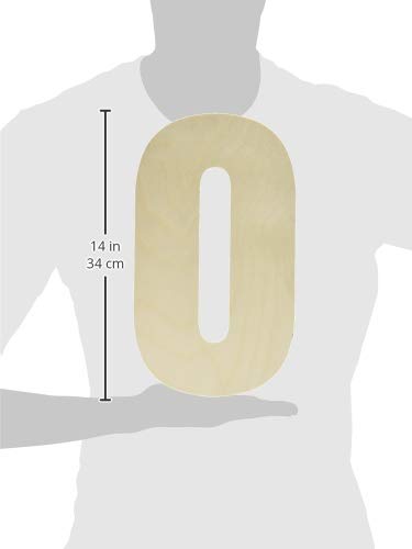 Mpi Baltic Birch Collegiate Font Letters And Numbers, 13.5'