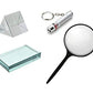 Erh India Science Experiment Diy Kits 50 X 50 X 50 Mm Glass Prism, Glass Slab, Laser Light And 4 Inch Magnifier Glass For Diy Pr