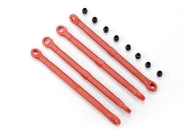 Traxxas 7138 Red Front and Rear Toe Links, 1/16 scale