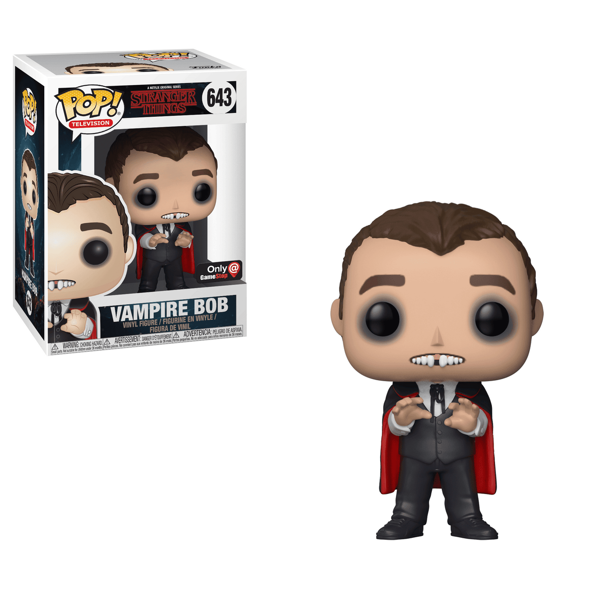 Stranger Things Vampire Bob Exclusive VAULTED #643 Funko Pop Vinyl Figure