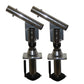 Lees Sidewinder Bolt-In Outrigger Mounts, Lay-Down Version - Silver(Pair)