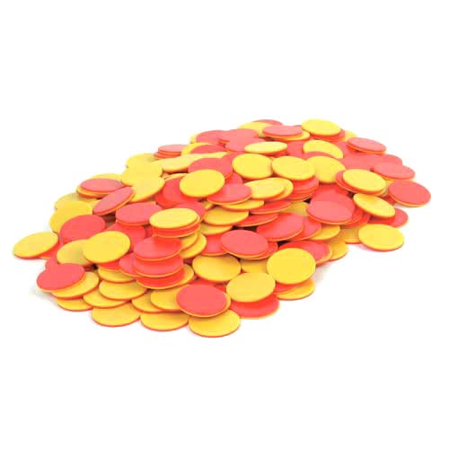 Eai Education Two-Color Counters: Red/Yellow - Set Of 200
