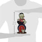 Foco Mlb Los Angeles Angels Sitting On Logo Zombie