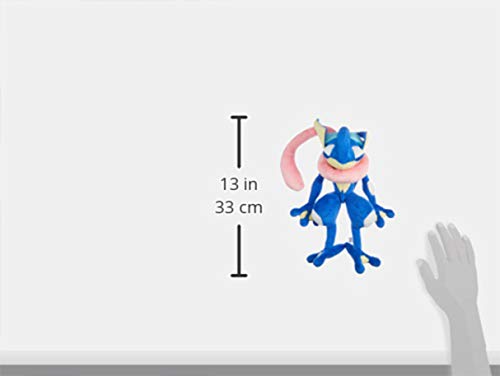 Sanei Pokemon All Star Collection Pp50 Greninja 9'''' Stuffed Plush, Blue
