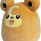 Teddiursa Squishmallow 25Cm Licensed Soft Stuffed Plush Toy