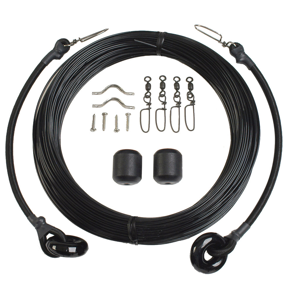 Lees Deluxe Rigging Kit - Single Rig Up To 37ft. - Black Mono