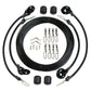 Lees Deluxe Rigging Kit - Double Rig Up To 37ft. - Black Mono