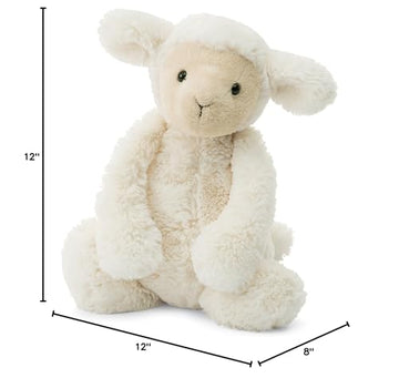 Jellycat Bashful Lamb Stuffed Animal, Small, 7 Inches